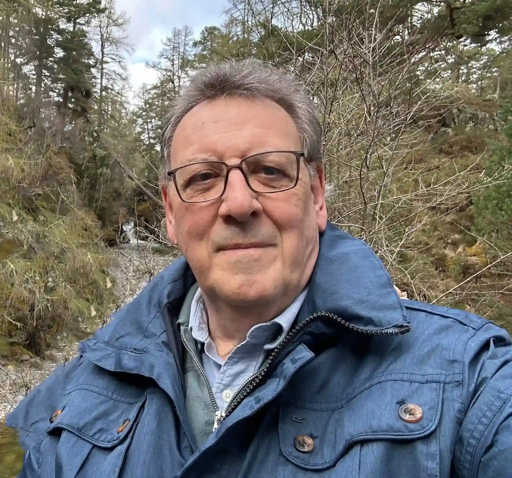 Steve Hine, outdoors