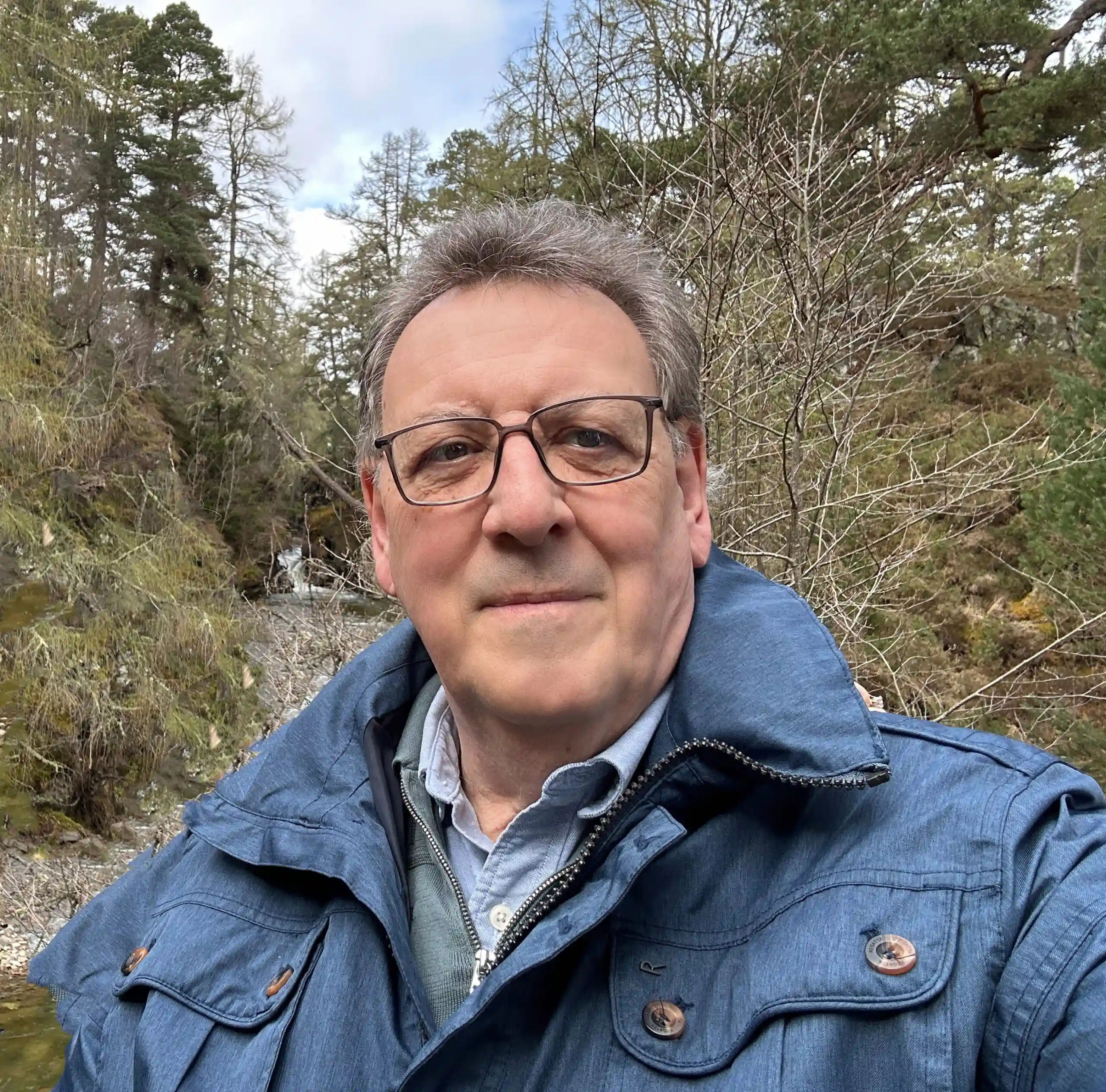 Steve Hine, outdoors